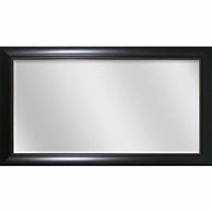 Image result for Black Beveled Wall Mirror