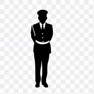 Image result for Security Guard Silhouette