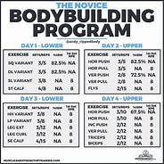 Image result for Bodybuilding Workout Routine