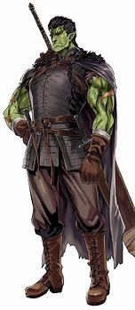 Image result for Half-Orc Ranger Art