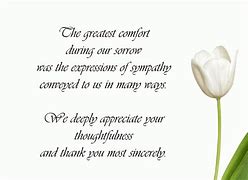 Image result for Free Sympathy Thank You Cards