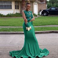 Image result for Green Mermaid Prom Dress