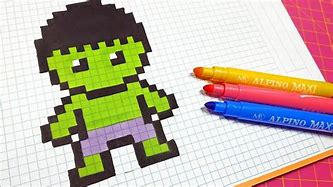 Image result for Hulk Pixel Art