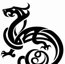 Image result for Simple Celtic Dragon