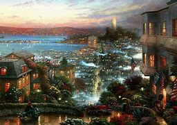 Image result for Thomas Kinkade Disney