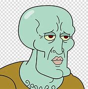 Image result for Squidward Grumpy Face