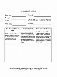 Image result for Job Hazard Analysis Form Cards