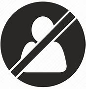 Image result for No Person Icon