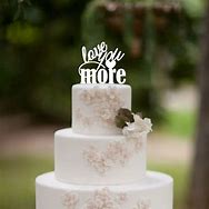 Image result for Love Wedding Cake Topper