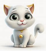 Image result for Black and White Female Cat Cartoon