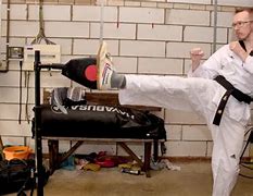 Image result for Taekwondo Kick Cross