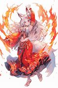 Image result for Kitsune Girl Transparent Background