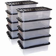 Image result for Stackable Storage Boxes with Lids