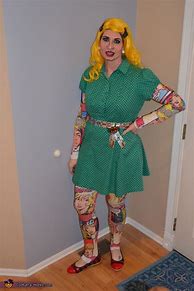 Image result for DIY Pop Art Costume