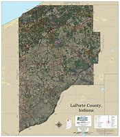 Image result for La Porte County Indiana Map