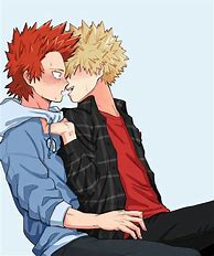 Image result for Bakugou X Kirishima in Bed