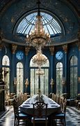 Image result for Blue Dining Room