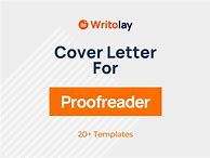 Image result for Short Cover Letter for Proofreader