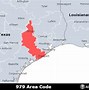 Image result for 409 Area Code Map