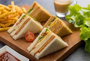 Image result for Image of Three Separate Layer Sandwich