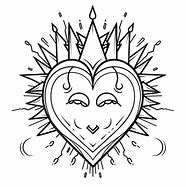 Image result for sketch heart outline