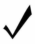 Image result for Black Check Mark Symbol Clip Art