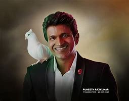 Image result for Puneeth Rajkumar Digital Painting