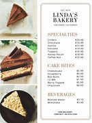 Image result for Menu of Cake Shop