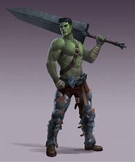 Image result for Buff Half-Orc