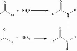 Image result for Amine Reacts with CH3COCl