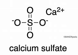 Image result for Calcium Sulfate Structure