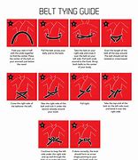 Image result for Proper Way to Tie Karate Belt