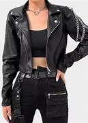 Image result for Emo Leather Jacket