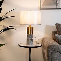 Image result for Lamp Lit On Table