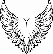 Image result for Angel Heart Drawing