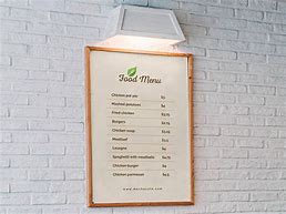 Image result for Menu Mockups Garden