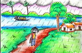 Image result for Rainy Season Drawing