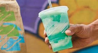 Image result for Mountain Dew Baja Blast Freeze Taco Bell