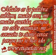 Image result for Dedicatoria a La Madres