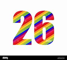 Image result for 26 Number Cut Out