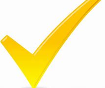 Image result for Yellow Check Mark Icon