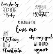 Image result for Backstreet Boys SVG