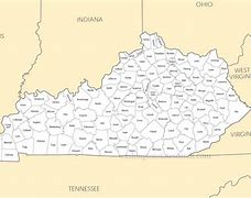 Image result for Kentucky State County Map