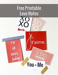 Image result for Free Printable Love Notes