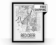 Image result for Old Maps of Red Deer Alberta