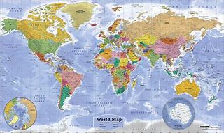 Image result for Detailed World Map Globe