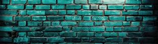 Image result for Teal Brick Wall