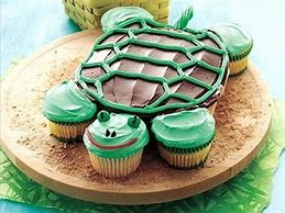 Image result for Turtle Cupcake Cake