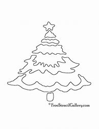 Image result for Xmas Tree Stencil