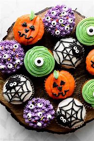 Image result for Halloween Cupcake Decorations